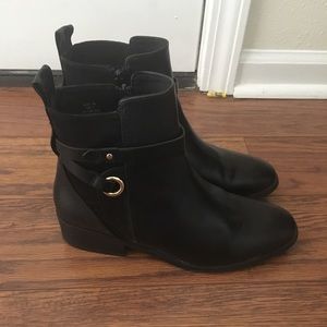 H&M black ankle Chelsea boots